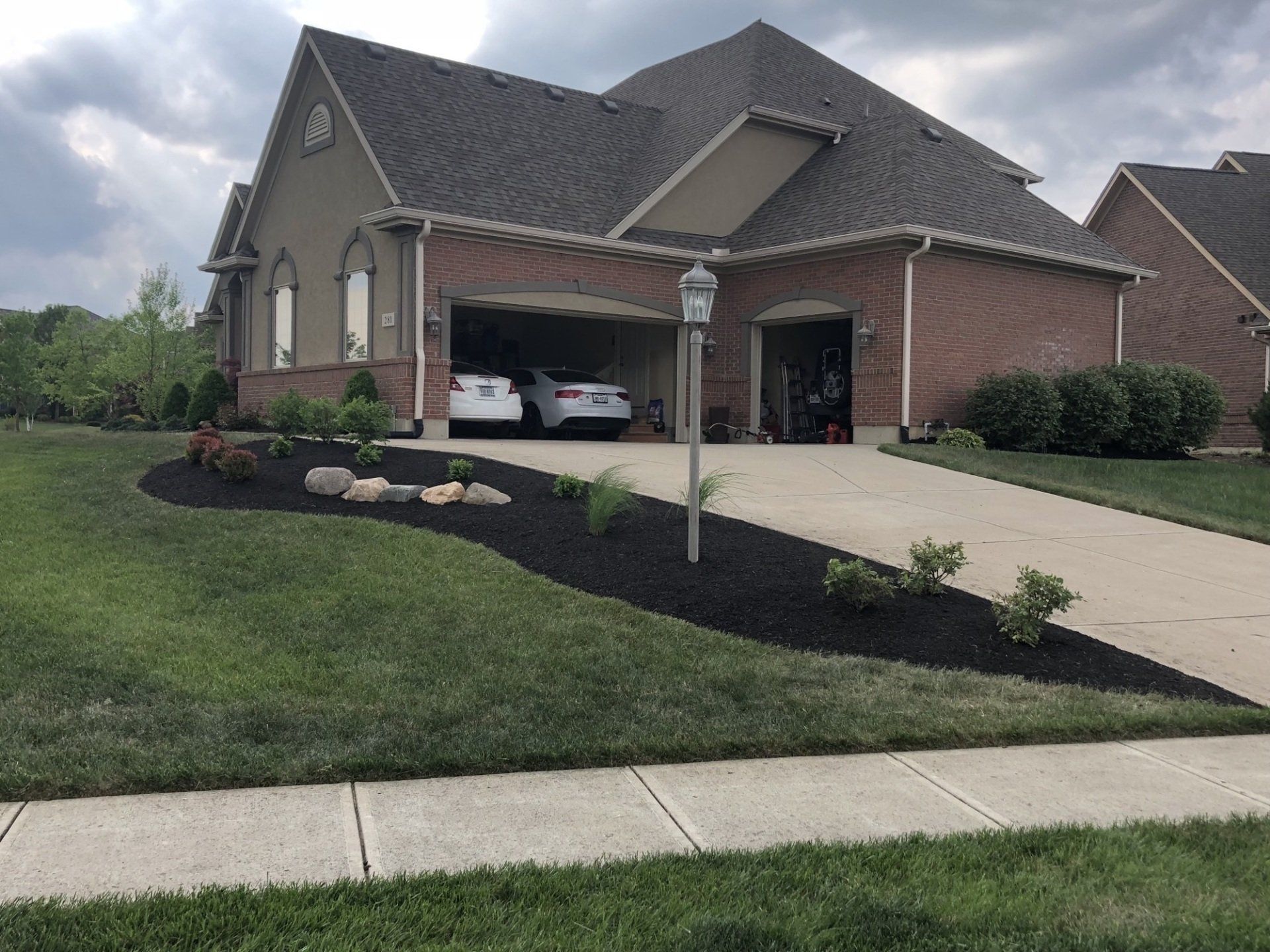 Front House Landscaping — Fairborn, Ohio — Smith’s Lawn & Landscaping