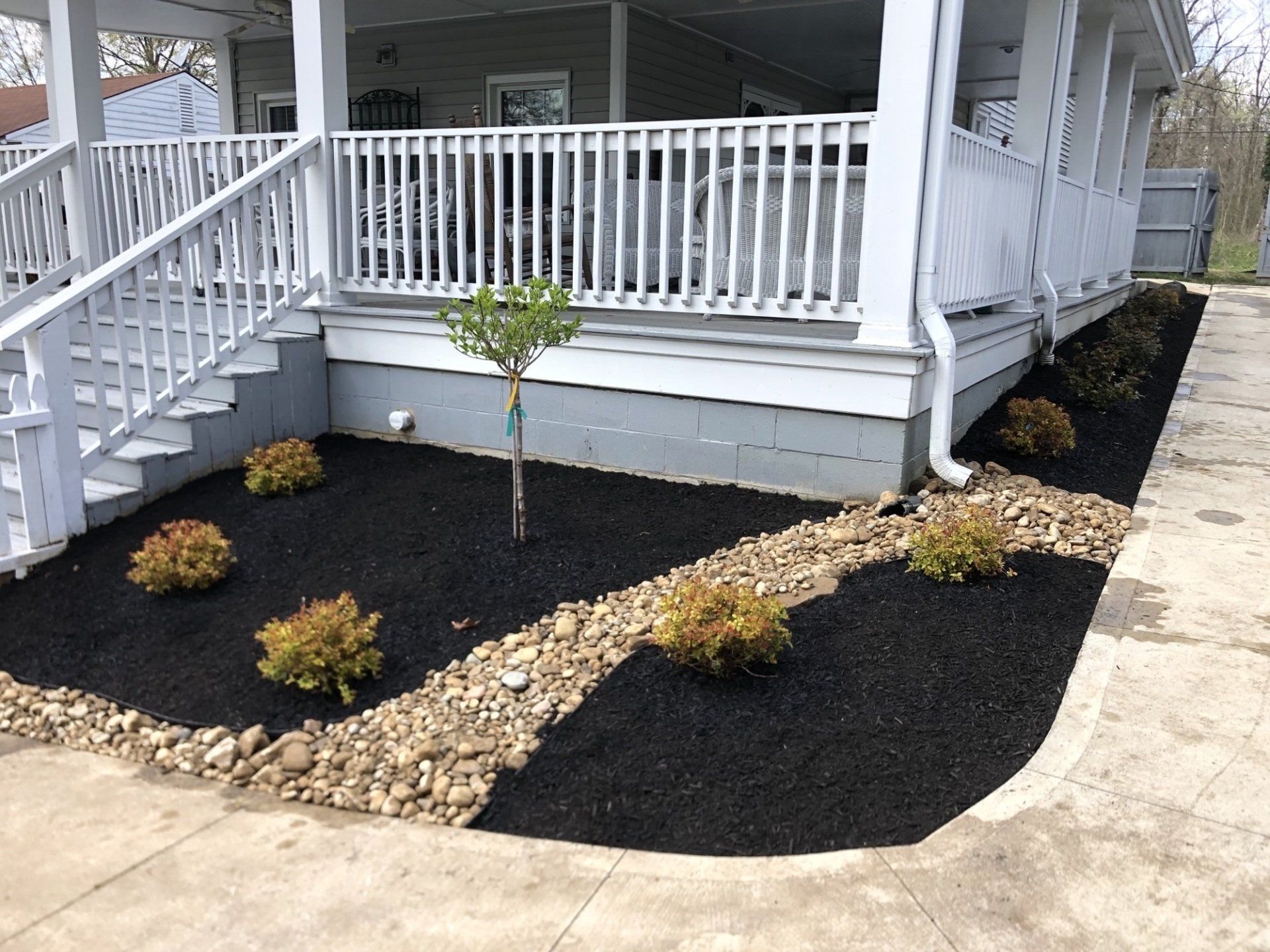 Decorative Front Yard — Fairborn, Ohio — Smith’s Lawn & Landscaping