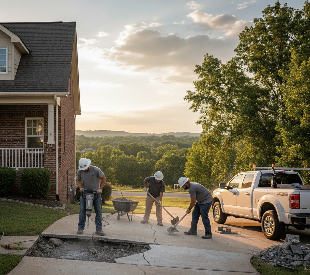 driveway repair Nashville

