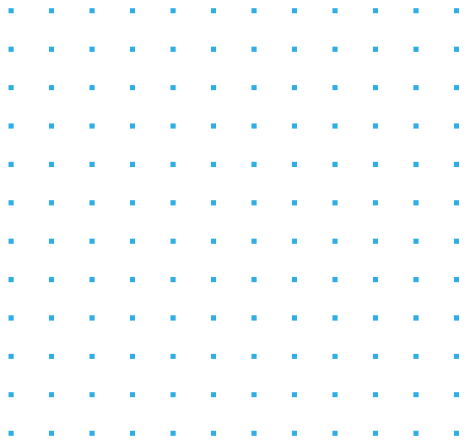 Blue squares arranged in a grid pattern on a white background.