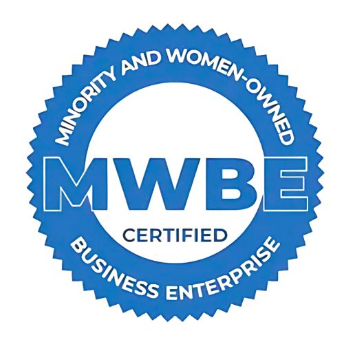 The logo for the minority and women owned business enterprise