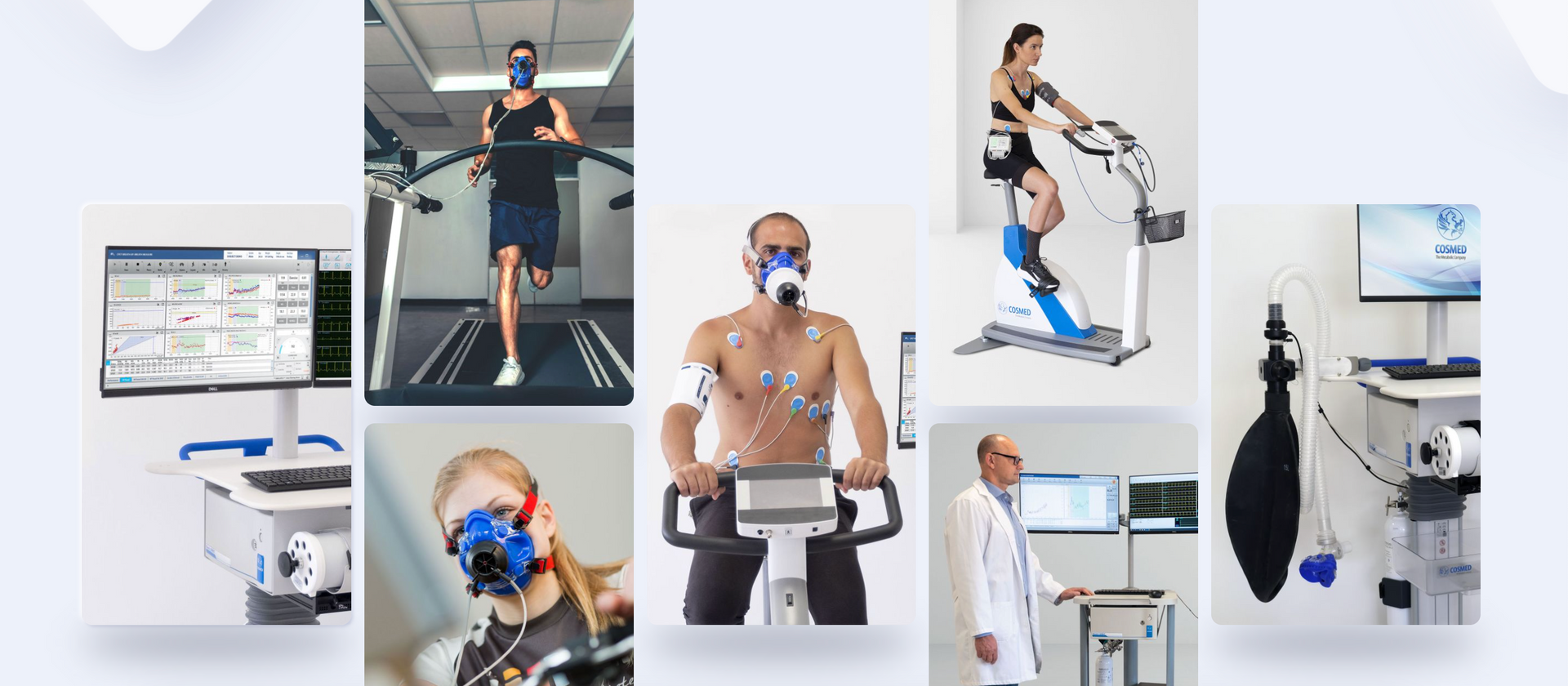 Metabolic testing equipment including Fitmate, Fitmate Pro, and Fitmate Med