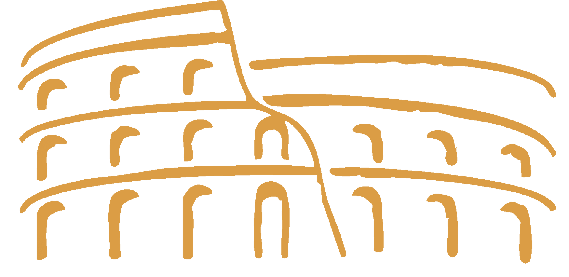 Roman colosseum logo