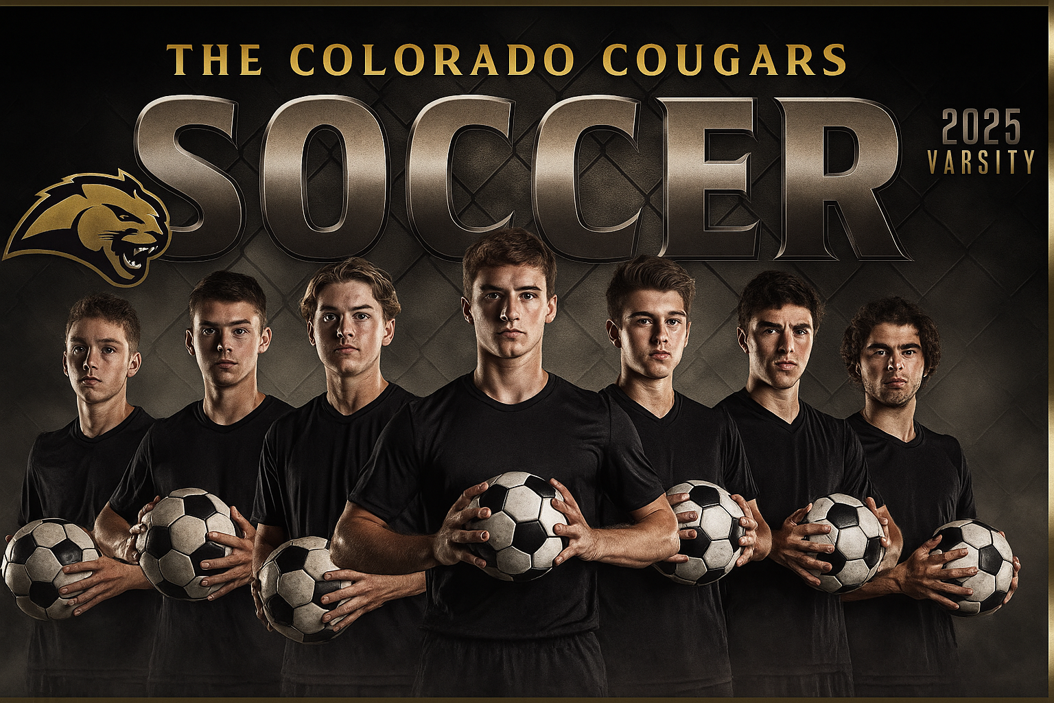 A poster for the colorado cougars soccer team
