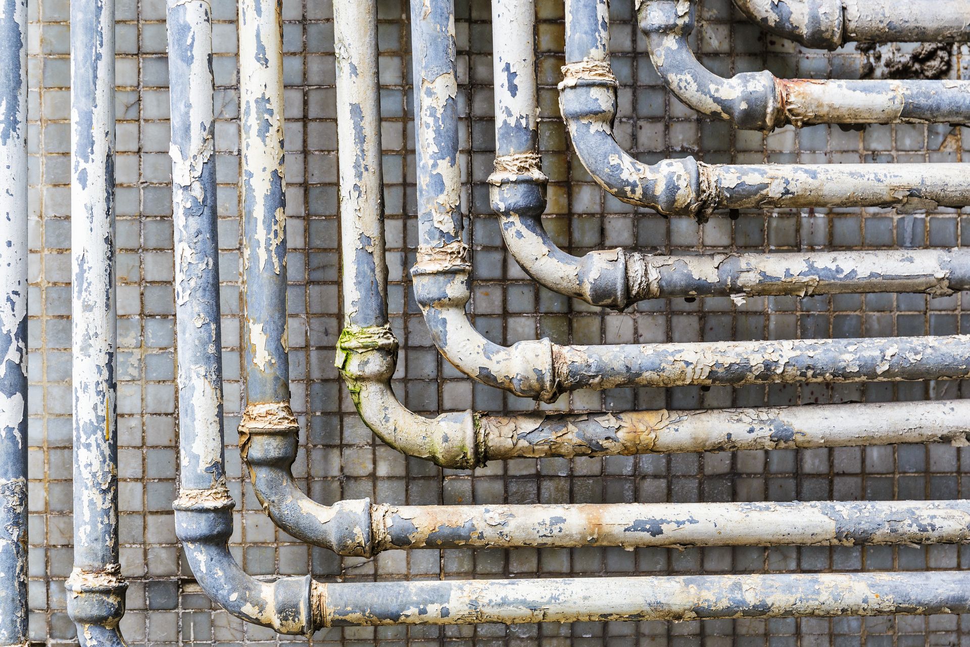 pipes with deterioration being replaced