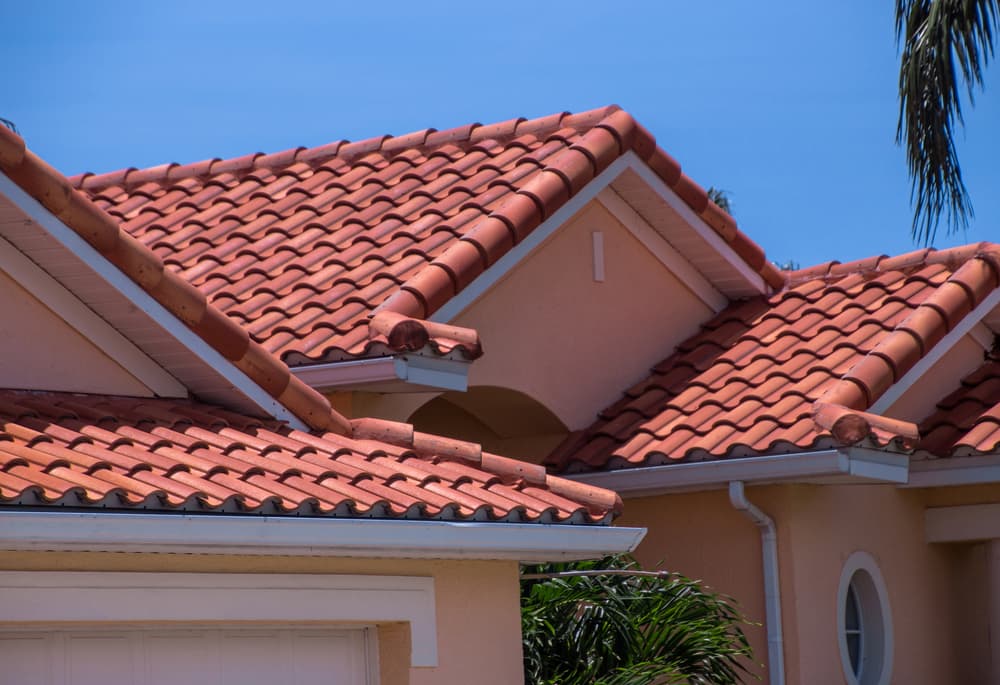 Red Tiled Roof — Roof Cleaners in Kepnock, QLD