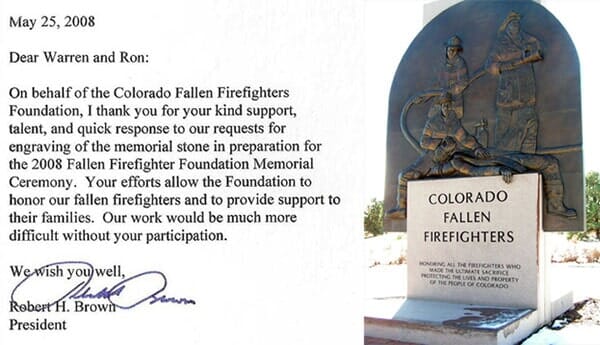 Firefighter's Monument — Memorials in Wheat Ridge, CO