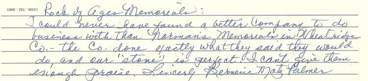 Palmer Monument — Memorials in Wheat Ridge, CO