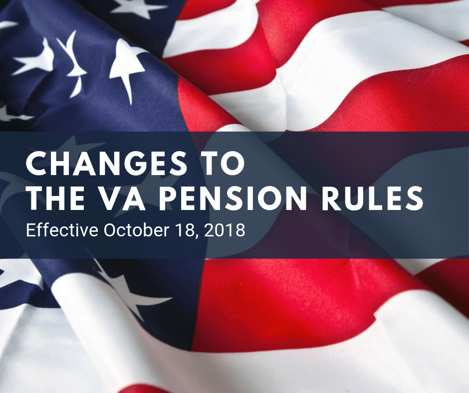 Changes to the VA Pension Rules