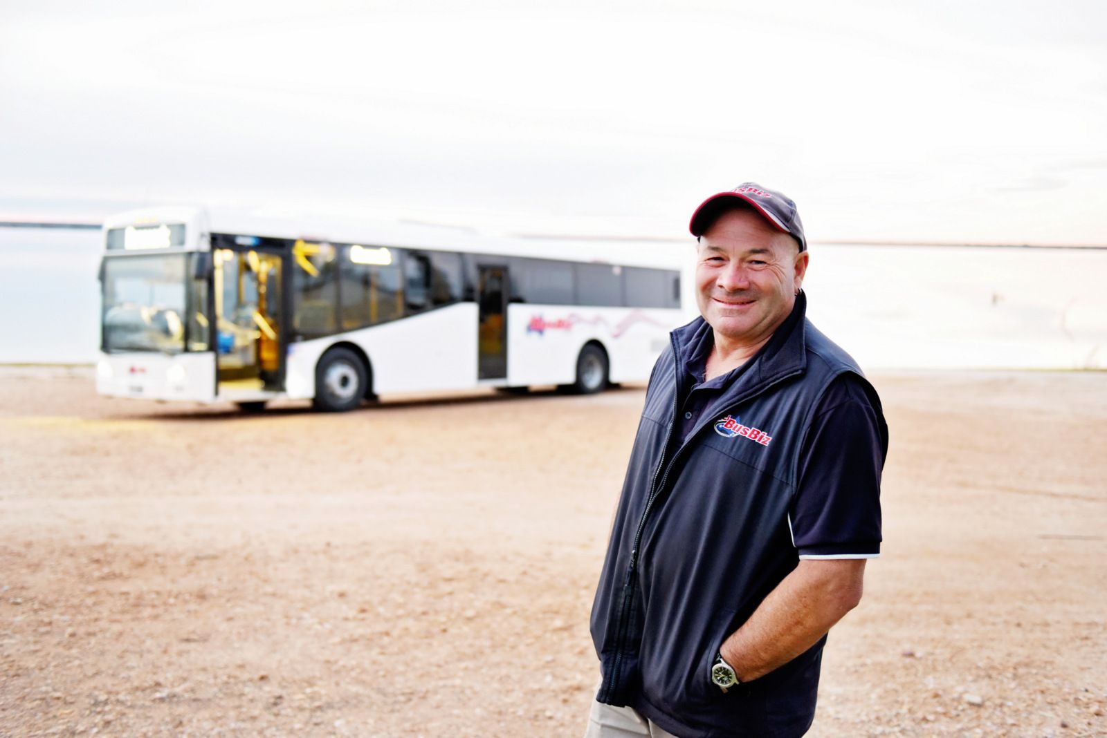 Bus Driver Smiling — Swan Hill, VIC — BusBiz
