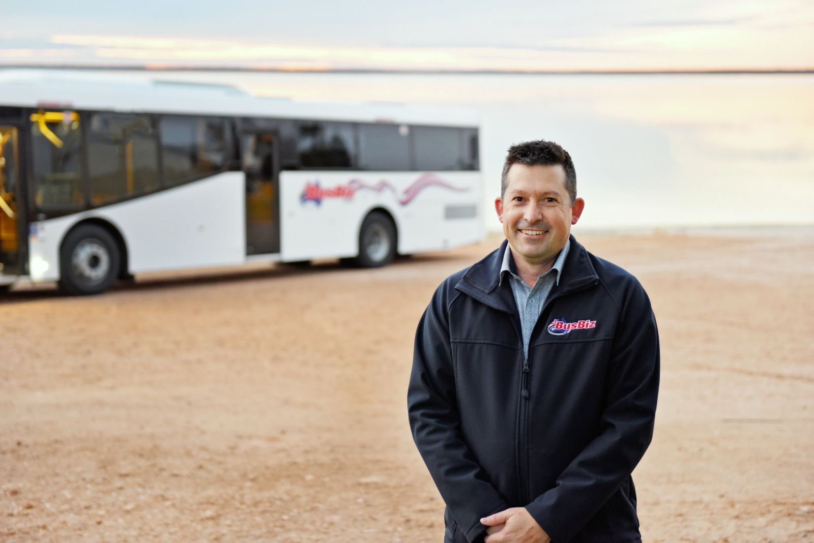 Smiling Bus Driver — Swan Hill, VIC — BusBiz