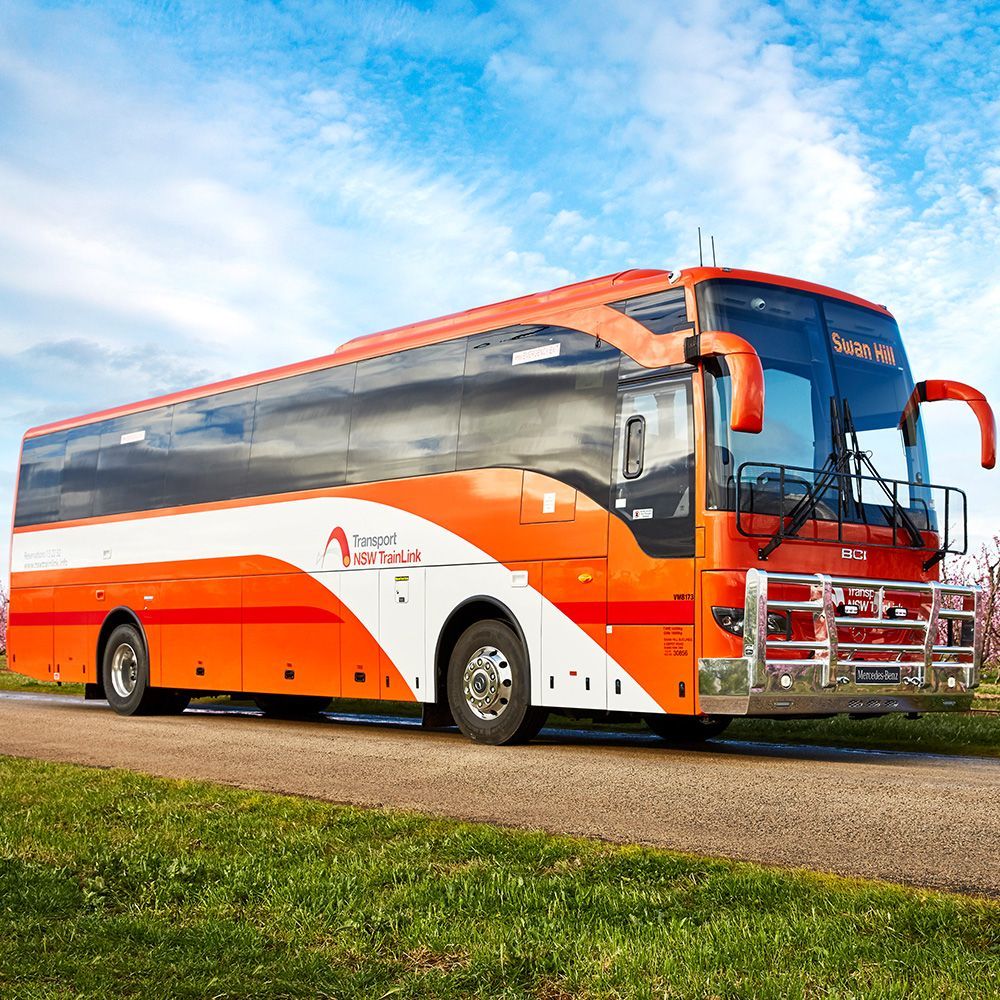Orange and White Bus — Swan Hill, VIC — BusBiz
