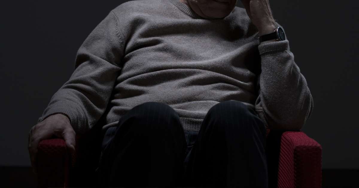 elderly hands