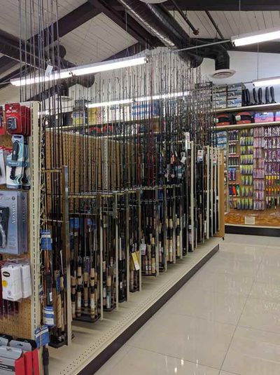 Sport fishing bait and tackle stand, Santa Monica — Calisphere