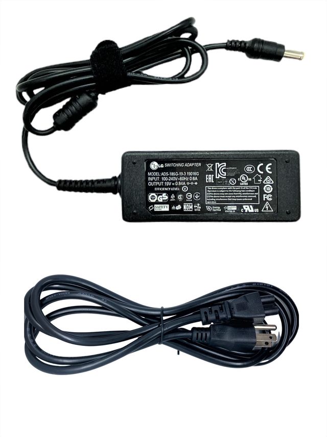 Adaptador de fuente de alimentación AC DC, convertidor de cable de 19V 2.1A  para Monitor