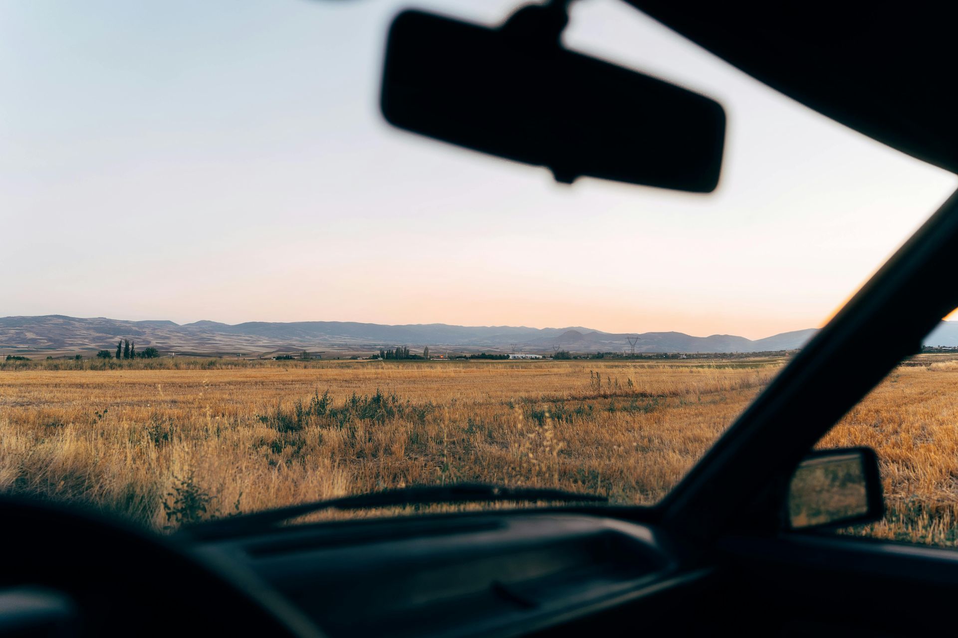 A Car Windshield In Need of Windshield Repair