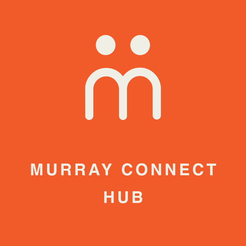 Logo: White stylized 