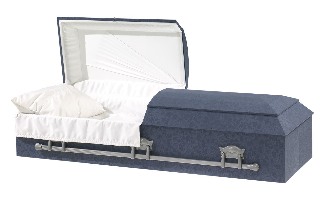 Winston cloth covered casket