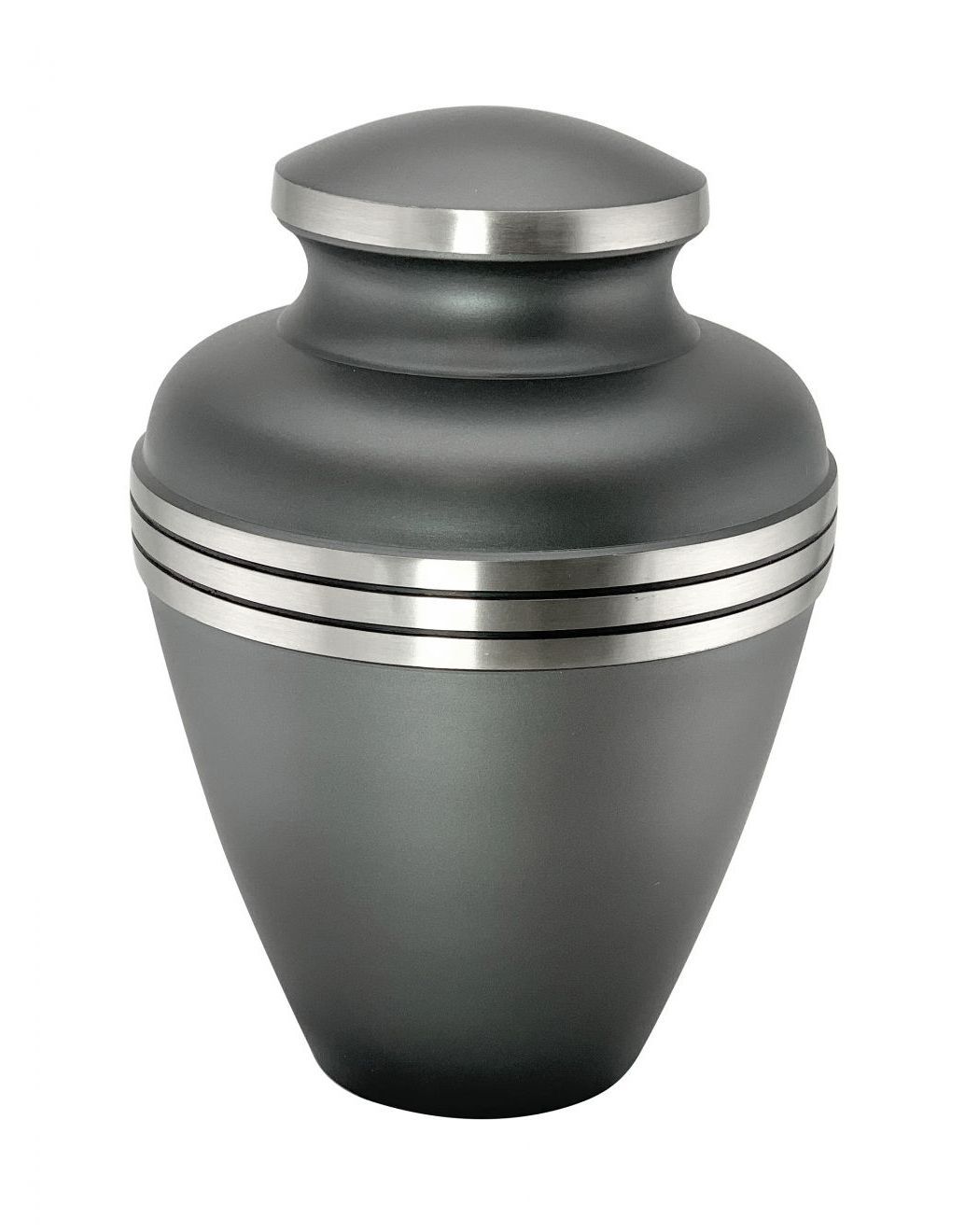 Ashen pewter urn