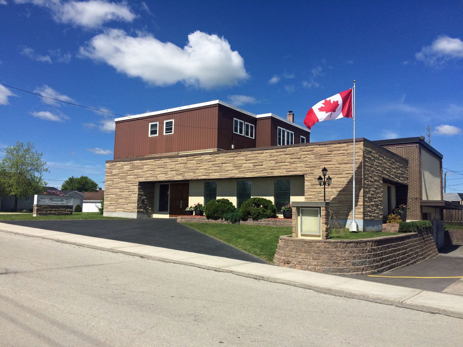 Guenette Funeral Home, circa 2016 Guenette Funeral Home exterior, circa 2016