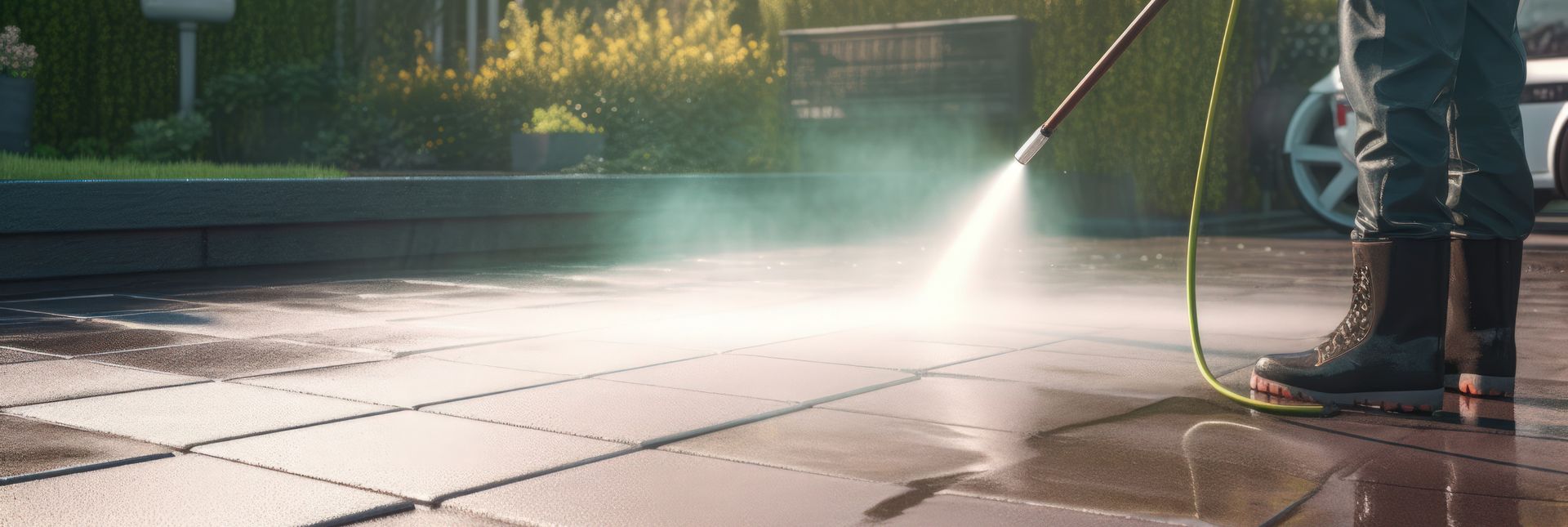 Professional high-pressure cleaning by Hedon Exterior Cleaning in Hull