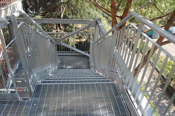 Scala antincendio in metallo 5