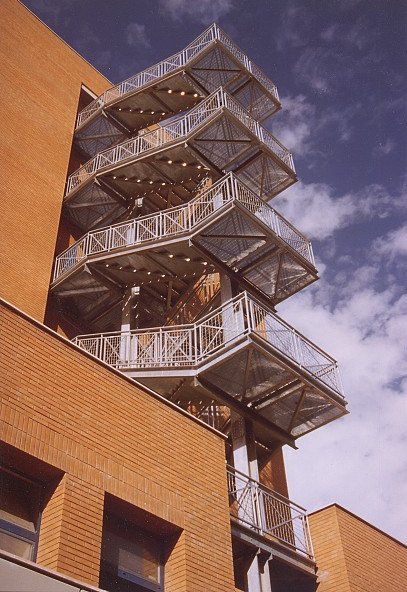 Scala antincendio in metallo 8