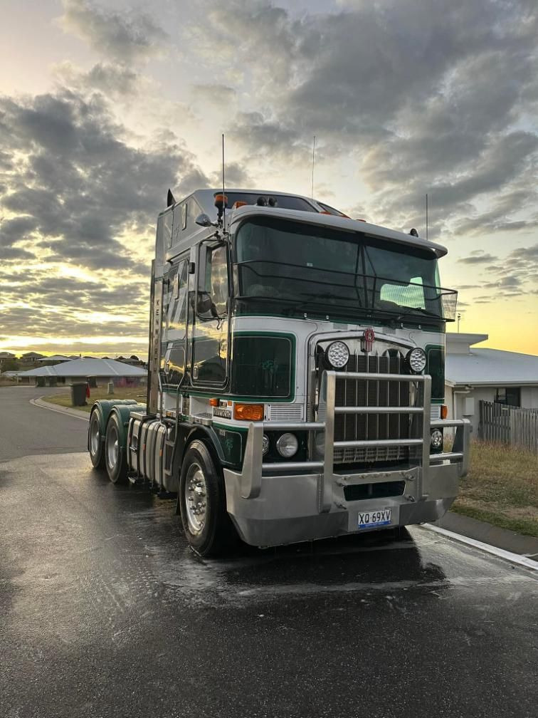 A Large Semi Truck Is Parked on The Side of The Road — White's Truck & Machinery Hire in Bouldercombe, QLD
