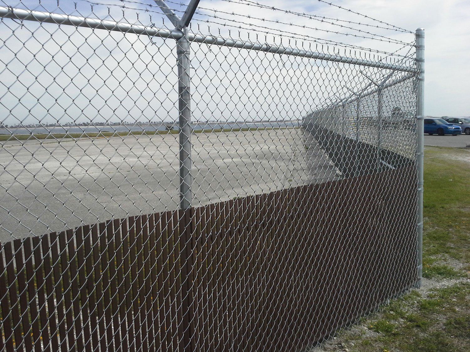 Runway Fence With Break Away Fence Posts — Jacksonville, FL — Newsom Fence