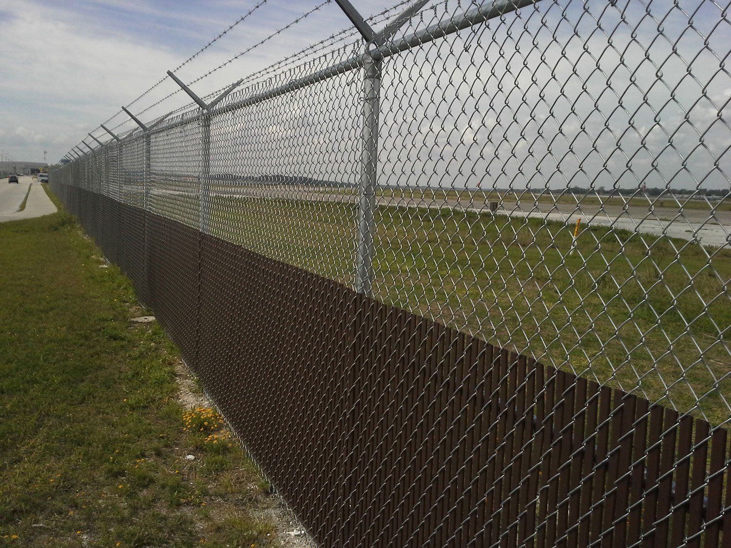 Airfield Runway Fence With Break Away Fence Post — Jacksonville, FL — Newsom Fence