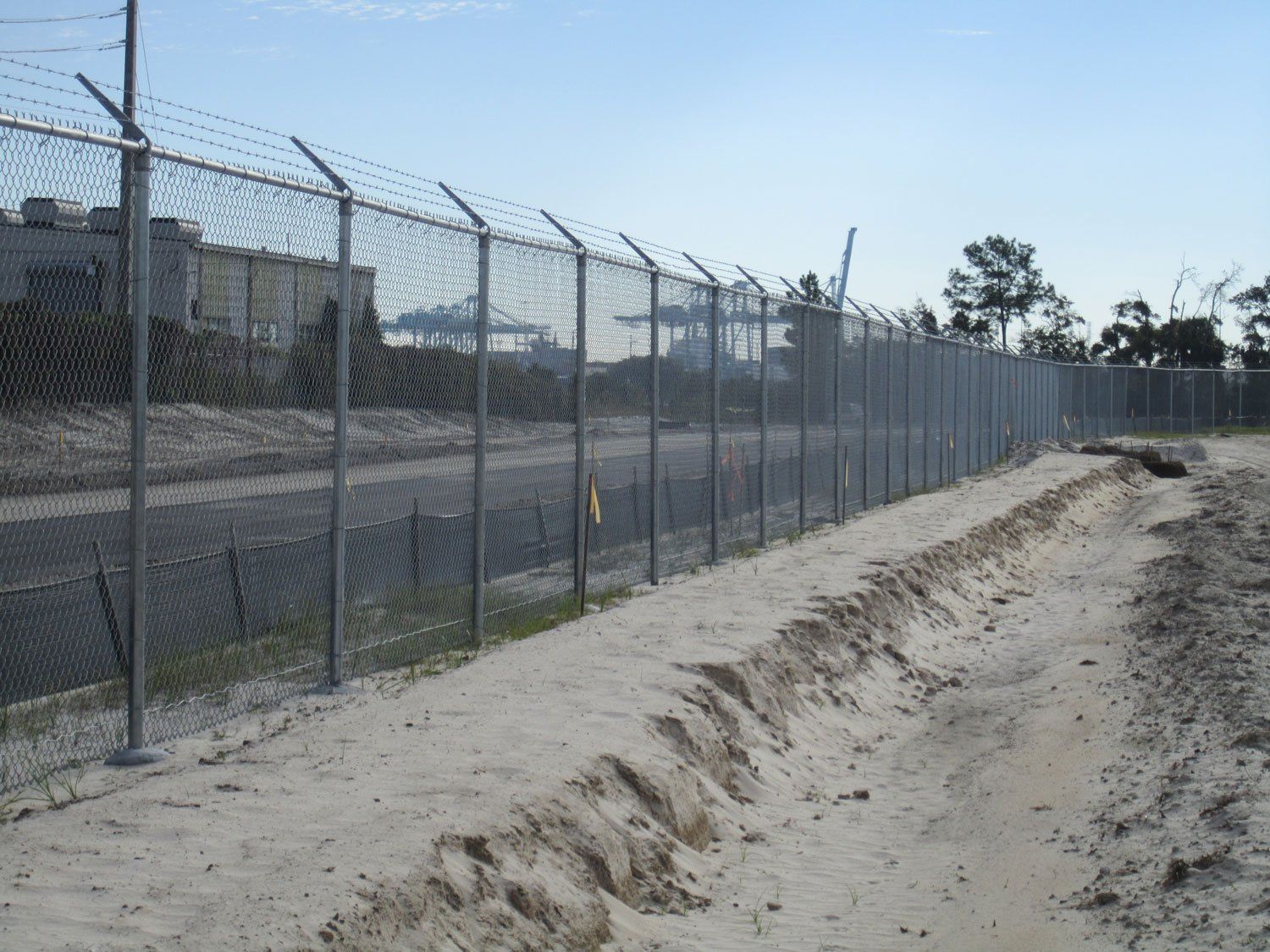 High Chain Link Fence — Jacksonville, FL — Newsom Fence