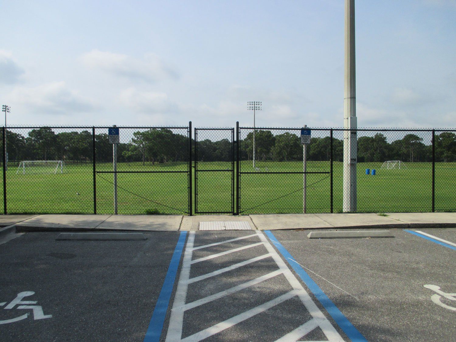 Black Vinyl Chain Link Fence — Jacksonville, FL — Newsom Fence