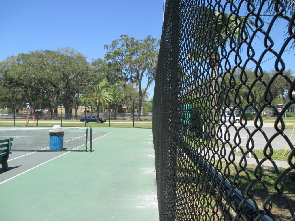 Tennis Court Fence — Jacksonville, FL — Newsom Fence