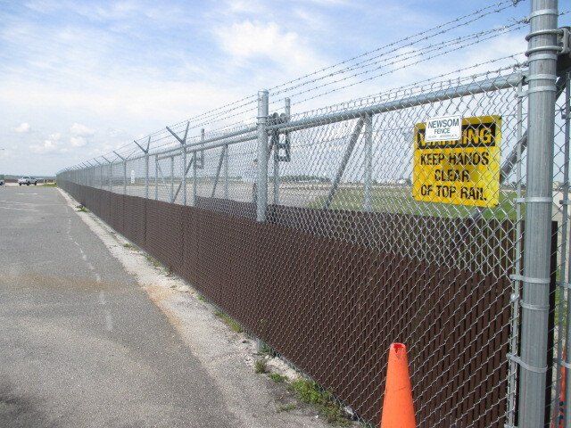 Airfield Runway Fence — Jacksonville, FL — Newsom Fence