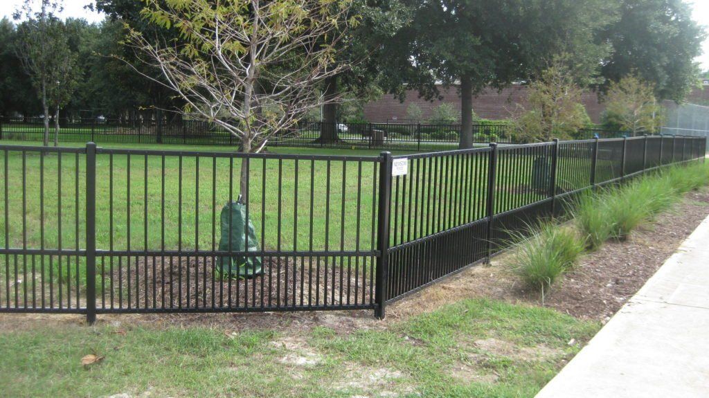 Ornamental Steel Fence With Dog Picket — Jacksonville, FL — Newsom Fence
