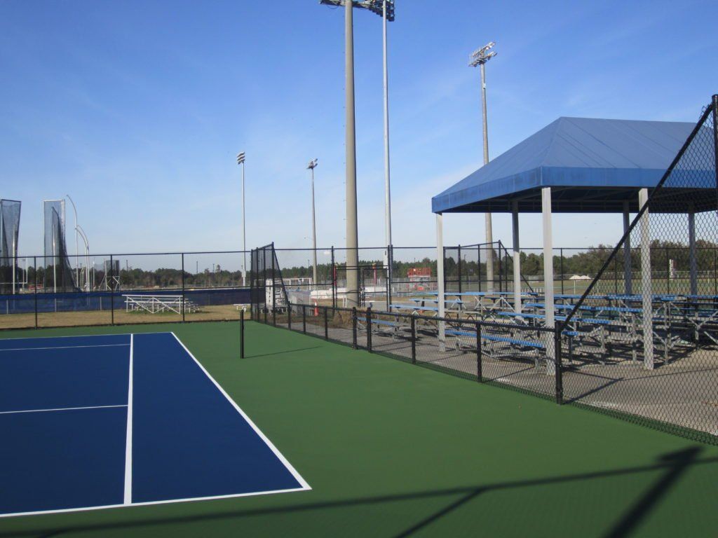 Inside Of Tennis Court — Jacksonville, FL — Newsom Fence