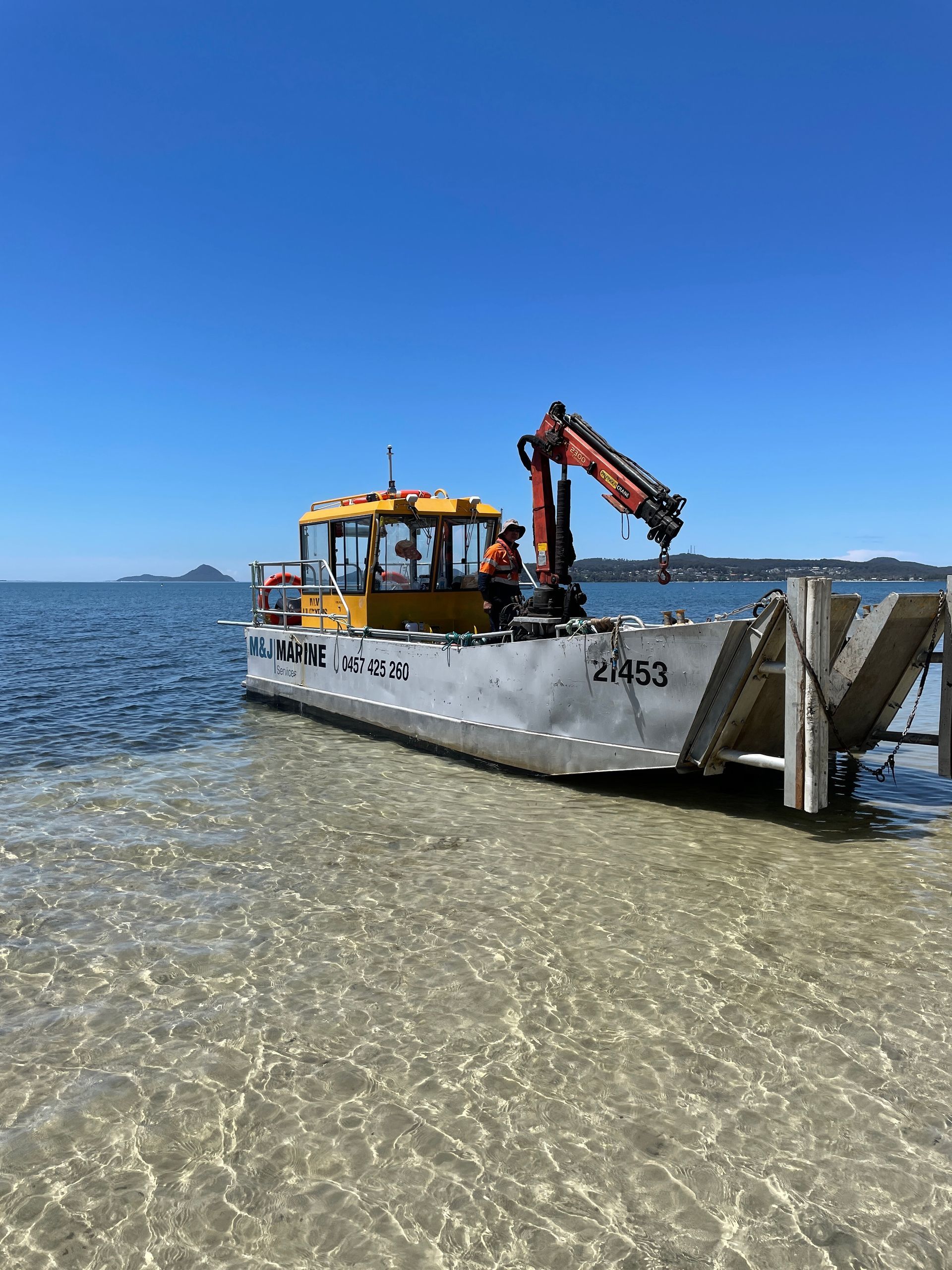 Private Boat by the Coast — M&J Marine Services in Medowie, NSW