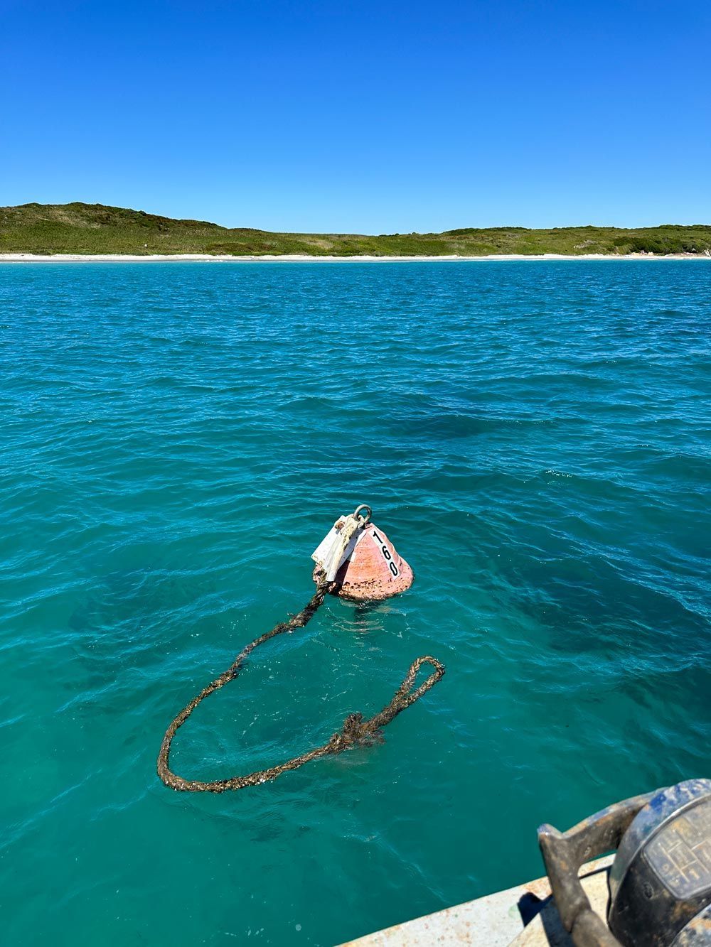 Old 160 Number Floating Navigation — Salvaging in Port Stephens, NSW