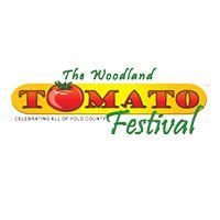 The logo for the woodland tomato festival celebrating all of polo county.