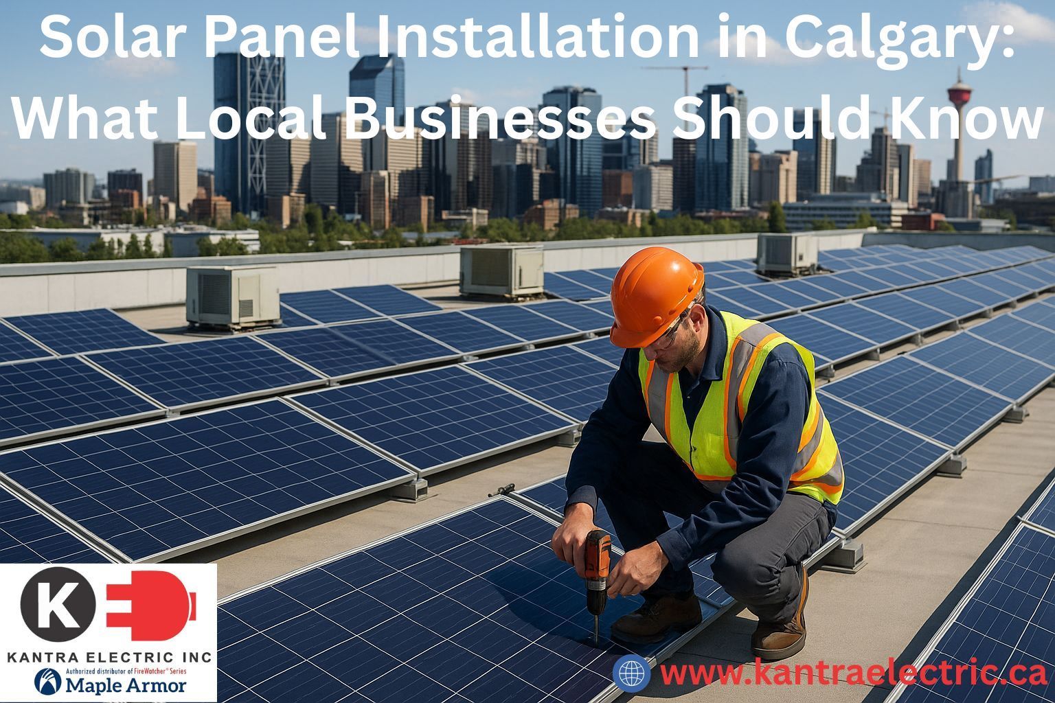 Reliable solar panel installation in Calgary