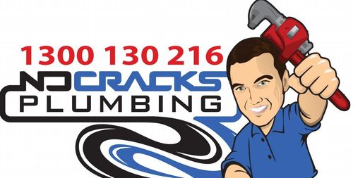 no cracks plumbing logo