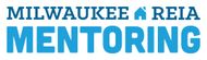 A blue logo for milwaukee area mentoring