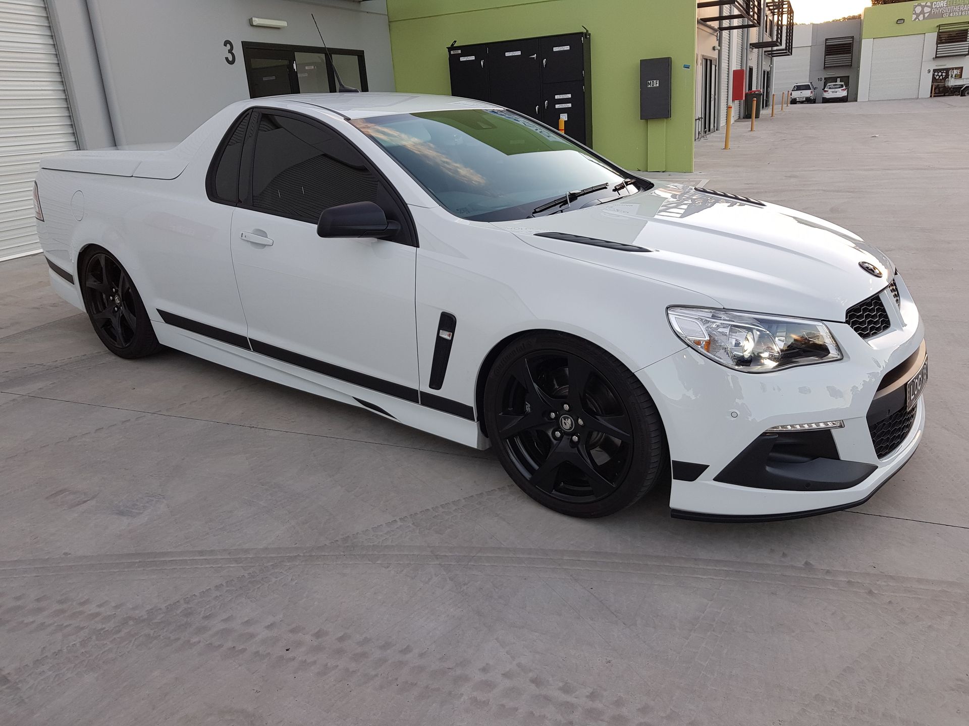 White Holden Ute With Black Accents — Coasteer Automotive In Tuggerah, NSW