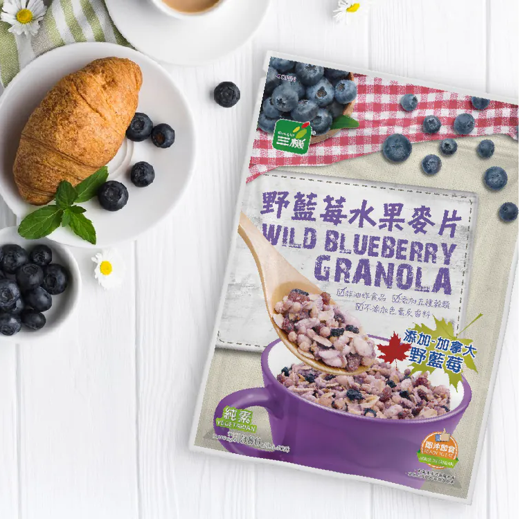 【超商取貨付款免運】三機-野藍莓水果麥片380g