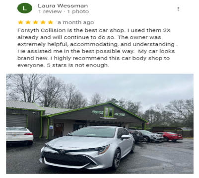 a review of a car body shop by laura wessman