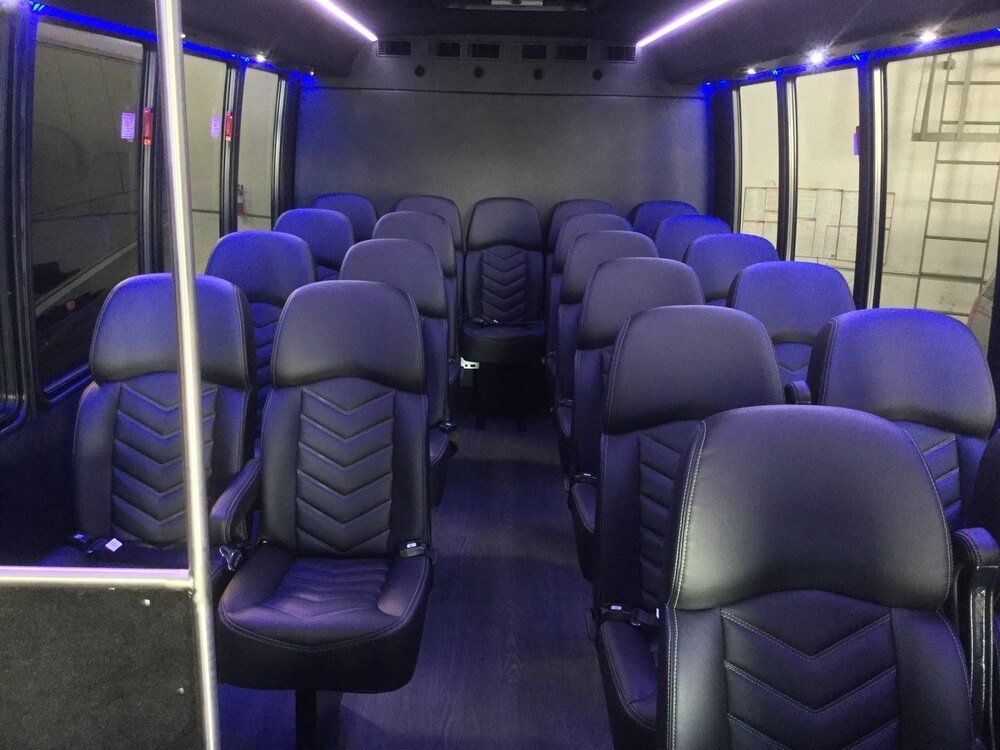 luxury coach bus LA