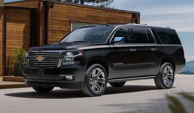 chevy chauffeur suv service 