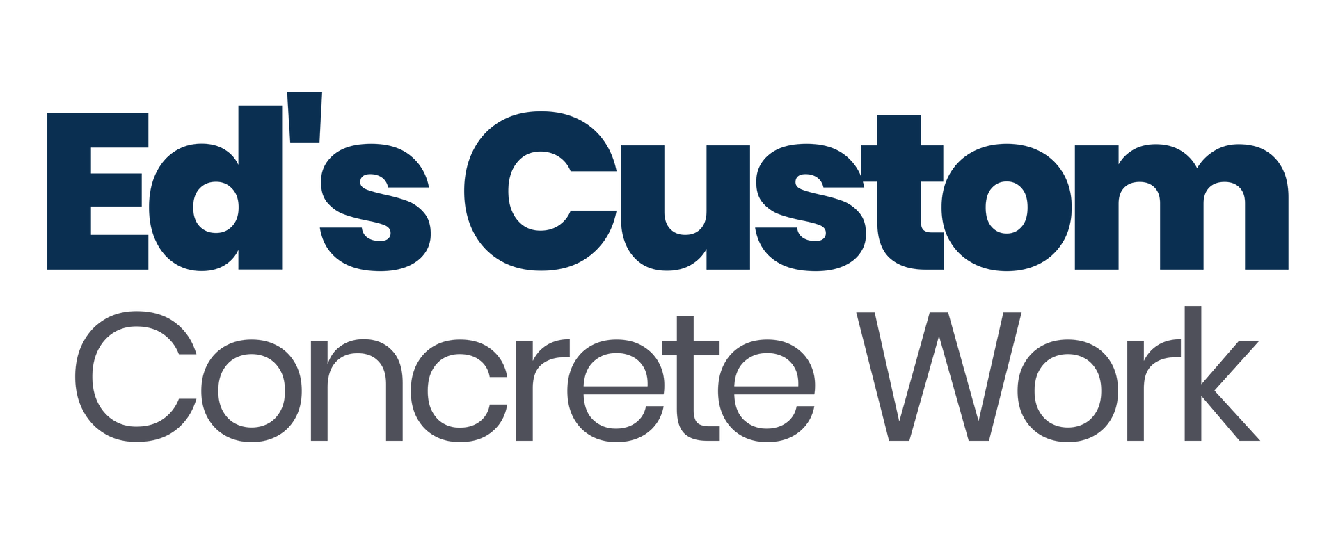 Ed's Custom Concrete Work