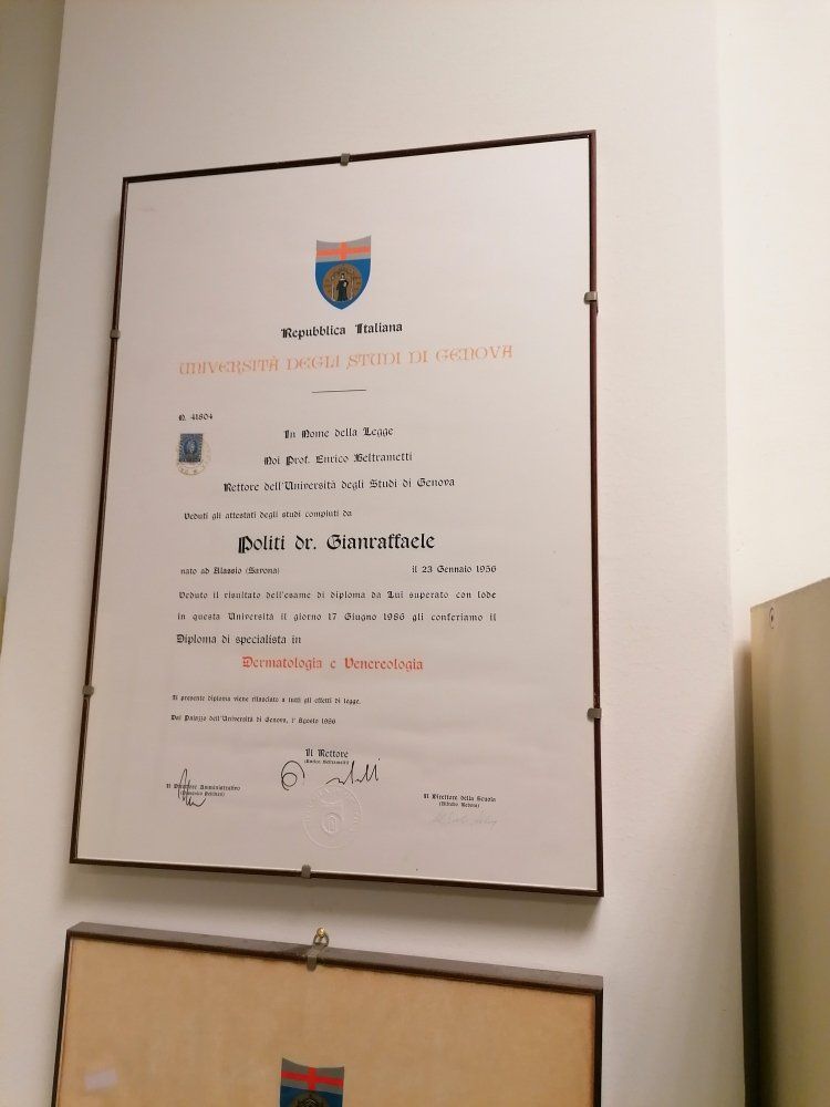 certificato di specializzazione