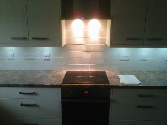 electric installations in kitchen